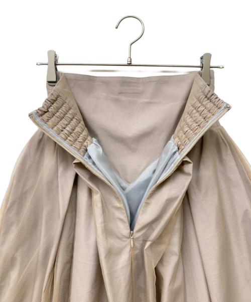 PRANK PROJECT（プランクプロジェクト）PRANK PROJECT (プランクプロジェクト) Tulle Layered Volume Skirt ベージュ サイズ:36の古着・服飾アイテム