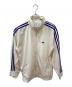 adidas originals（アディダスオリジナル）の古着「トラックジャケット(ジェンダーニュートラル)」｜ベージュ×パープル