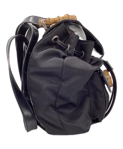 GUCCI（グッチ）GUCCI (グッチ) バンブー ミニリュック ブラックの古着・服飾アイテム