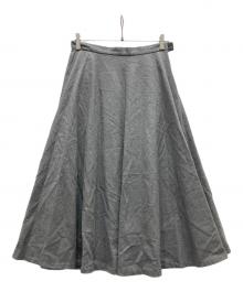 UNITED ARROWS TOKYO（ユナイテッドアローズトウキョウ）の古着「W/Nフレアスカート」｜グレー