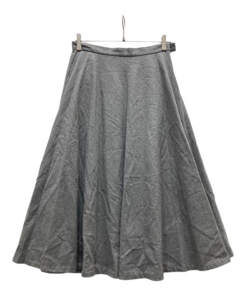 UNITED ARROWS TOKYO（ユナイテッドアローズトウキョウ）UNITED ARROWS TOKYO (ユナイテッドアローズトウキョウ) W/Nフレアスカート グレー サイズ:40の古着・服飾アイテム