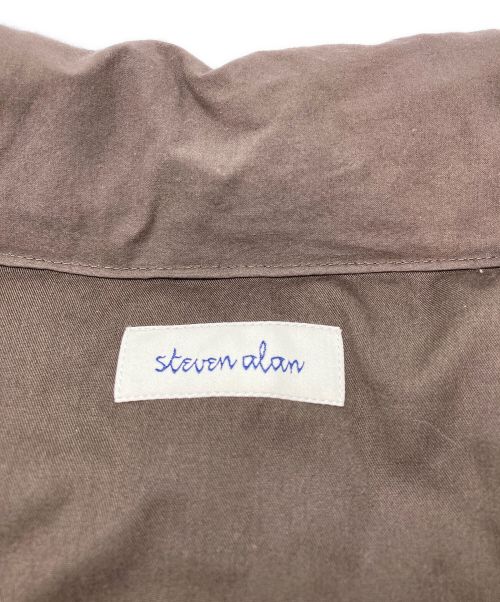 STEVEN ALAN（スティーブンアラン）STEVEN ALAN (スティーブンアラン) コットン ダウン ブルゾン ブラウン サイズ:SIZE Mの古着・服飾アイテム