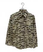 BURBERRY BLACK LABELバーバリーブラックレーベル）の古着「総柄シャツ」｜ベージュ