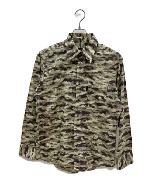 BURBERRY BLACK LABEL（バーバリーブラックレーベル）BURBERRY BLACK LABEL (バーバリーブラックレーベル) 総柄シャツ ベージュ サイズ:3の古着・服飾アイテム