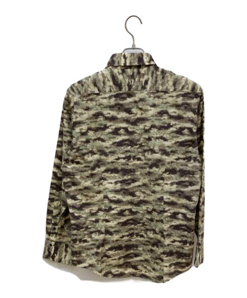 BURBERRY BLACK LABEL（バーバリーブラックレーベル）BURBERRY BLACK LABEL (バーバリーブラックレーベル) 総柄シャツ ベージュ サイズ:3の古着・服飾アイテム