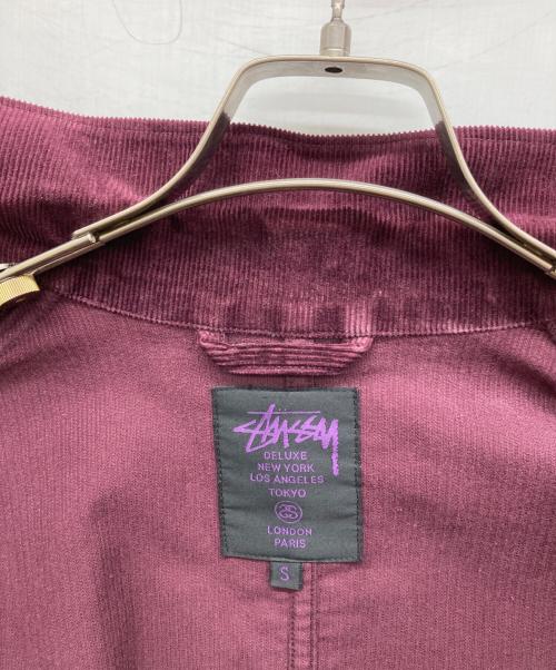 STUSSY DELUXE（ステューシー デラックス）stussy DELUXE (ステューシー デラックス) コーデュロイジャケット バーガンディー サイズ:Sの古着・服飾アイテム