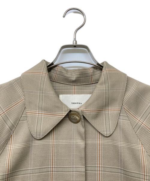 TODAYFUL（トゥデイフル）TODAYFUL (トゥデイフル) Soutiencollar Twill Coat ベージュ サイズ:36の古着・服飾アイテム