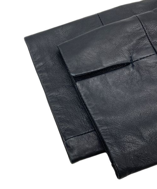 Pal'las Palace（パラスパレス）PAL'LAS PALACE (パラスパレス) シープレザージャケット ネイビー サイズ:3の古着・服飾アイテム