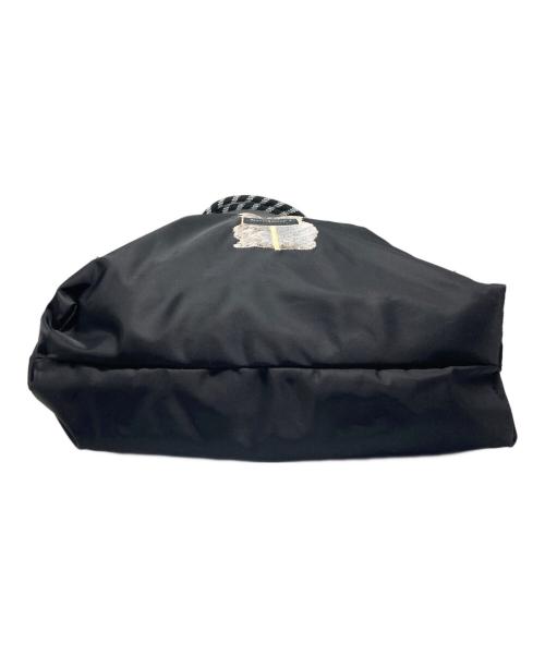 charuer（シャルエ）charuer (シャルエ) アニマル刺繍トートバッグ ブラックの古着・服飾アイテム