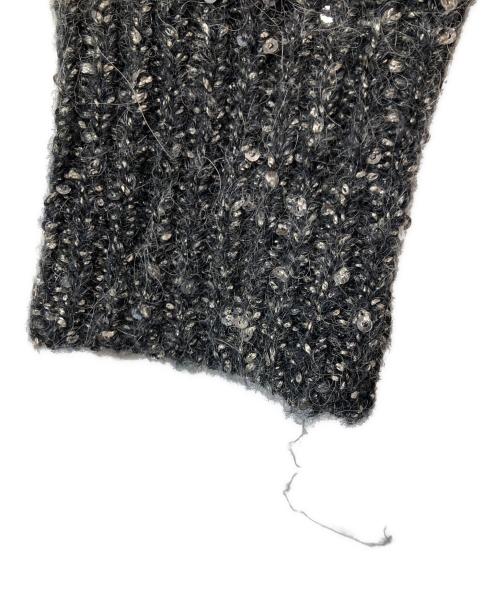 Curensology（カレンソロジー）Curensology (カレンソロジー) スパングルショートカーディガン グレー サイズ:ＳＩＺＥ　ＦＲＥＥの古着・服飾アイテム