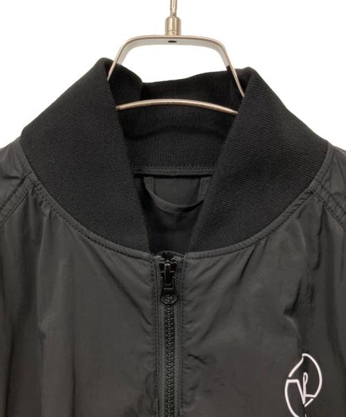 version of you（バージョンオブユー）version of you (バージョンオブユー) Gathered Sleeve Light Blouson ブラック サイズ:Fの古着・服飾アイテム