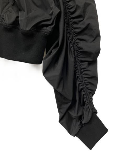 version of you（バージョンオブユー）version of you (バージョンオブユー) Gathered Sleeve Light Blouson ブラック サイズ:Fの古着・服飾アイテム