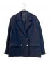 Spick and Span（スピックアンドスパン）の古着「ファンシーツィードダブルブレストジャケット」｜ネイビー