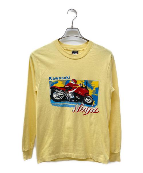 SCREEN STARS BEST（スクリーンズスターズベスト）SCREEN STARS BEST (スクリーンズスターズベスト) プリントカットソー イエロー サイズ:Mの古着・服飾アイテム