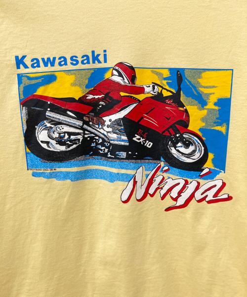 SCREEN STARS BEST（スクリーンズスターズベスト）SCREEN STARS BEST (スクリーンズスターズベスト) プリントカットソー イエロー サイズ:Mの古着・服飾アイテム