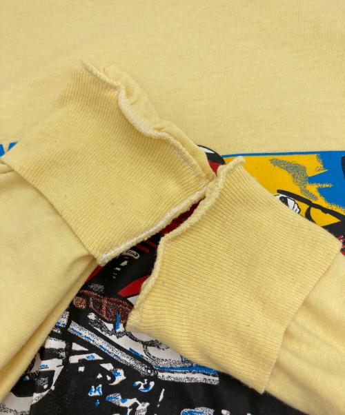 SCREEN STARS BEST（スクリーンズスターズベスト）SCREEN STARS BEST (スクリーンズスターズベスト) プリントカットソー イエロー サイズ:Mの古着・服飾アイテム