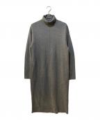BLAMINKブラミンク）の古着「ウールカシミヤニットワンピース」｜グレー