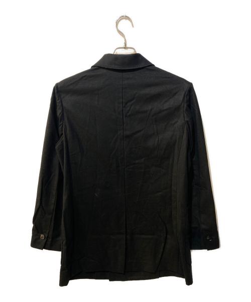 DEPAREILLE（デパリエ）DEPAREILLE (デパリエ) ウールナイロンカシミヤジャケット ブラック サイズ:38の古着・服飾アイテム