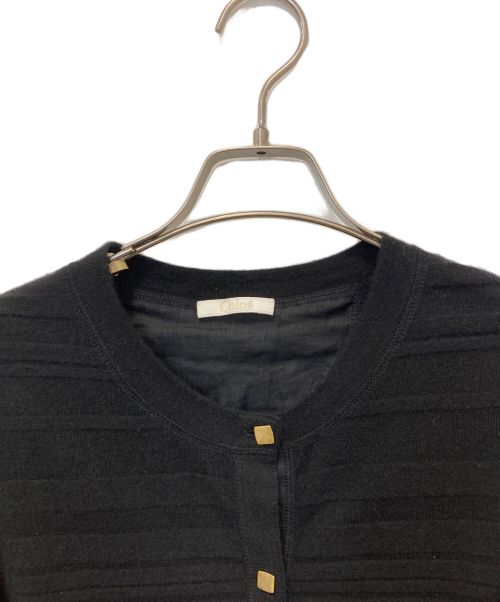 Chloe（クロエ）Chloe (クロエ) カシミヤカーディガン ブラック サイズ:XSの古着・服飾アイテム