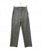 LOEWEロエベ）の古着「センタープレスタイトウールスラックスパンツ」｜グレー