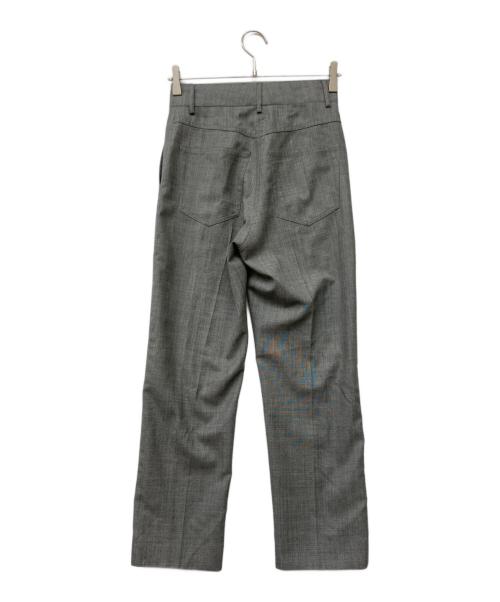 LOEWE（ロエベ）LOEWE (ロエベ) センタープレスタイトウールスラックスパンツ グレー サイズ:32の古着・服飾アイテム