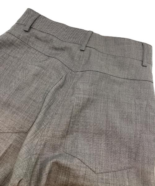 LOEWE（ロエベ）LOEWE (ロエベ) センタープレスタイトウールスラックスパンツ グレー サイズ:32の古着・服飾アイテム