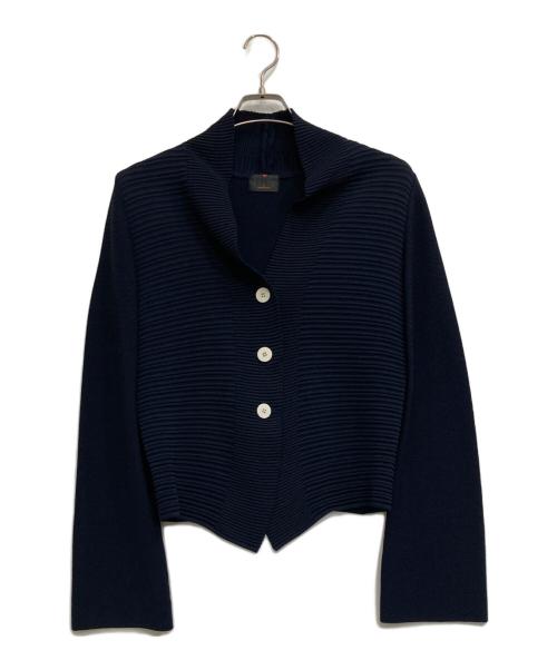 TRUNK HIROKO KOSHINO（トランク ヒロコ コシノ）TRUNK HIROKO KOSHINO (トランク ヒロコ コシノ) カーディガン ネイビー サイズ:40の古着・服飾アイテム