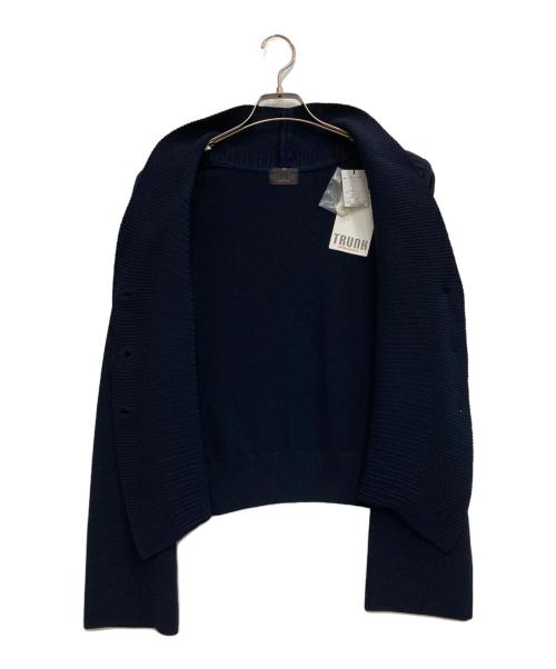 TRUNK HIROKO KOSHINO（トランク ヒロコ コシノ）TRUNK HIROKO KOSHINO (トランク ヒロコ コシノ) カーディガン ネイビー サイズ:40の古着・服飾アイテム