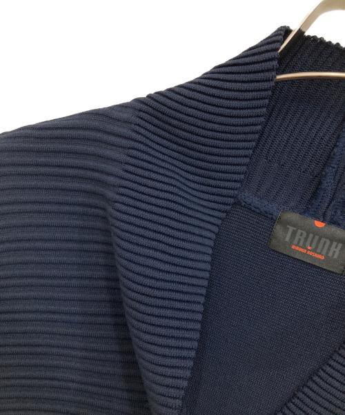 TRUNK HIROKO KOSHINO（トランク ヒロコ コシノ）TRUNK HIROKO KOSHINO (トランク ヒロコ コシノ) カーディガン ネイビー サイズ:40の古着・服飾アイテム