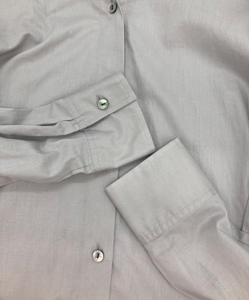 mizuiro-ind（ミズイロインド）mizuiro-ind (ミズイロインド) シャツワンピース グレー サイズ:Freeの古着・服飾アイテム