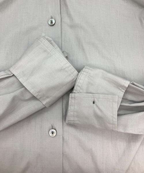 mizuiro-ind（ミズイロインド）mizuiro-ind (ミズイロインド) シャツワンピース グレー サイズ:Freeの古着・服飾アイテム