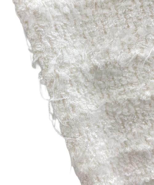 Curensology（カレンソロジー）Curensology (カレンソロジー)  Mole Tweed Cardigan（モールツイードニットカーディガン） アイボリー サイズ:Ｆの古着・服飾アイテム