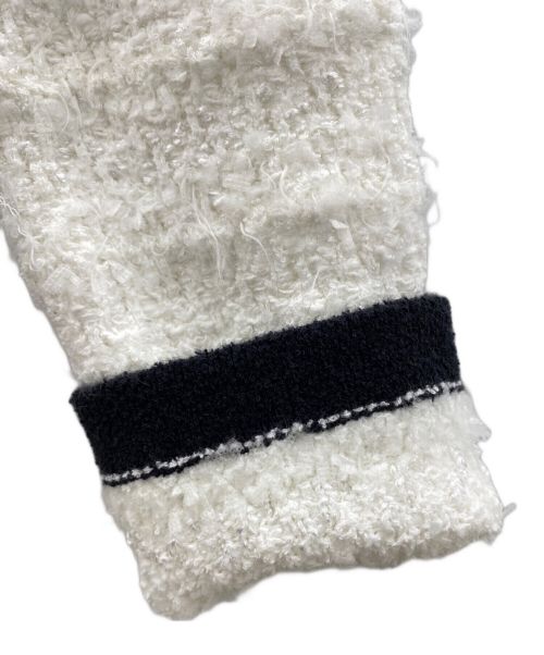 Curensology（カレンソロジー）Curensology (カレンソロジー)  Mole Tweed Cardigan（モールツイードニットカーディガン） アイボリー サイズ:Ｆの古着・服飾アイテム