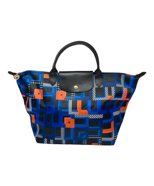 LONGCHAMP（ロンシャン）LONGCHAMP (ロンシャン) トートバッグ ブルーの古着・服飾アイテム