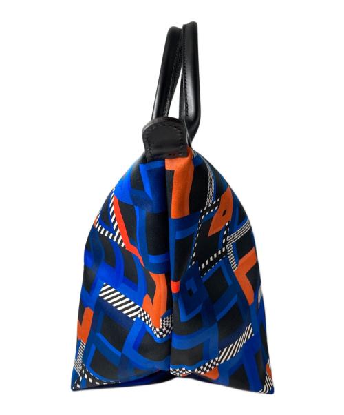 LONGCHAMP（ロンシャン）LONGCHAMP (ロンシャン) トートバッグ ブルーの古着・服飾アイテム