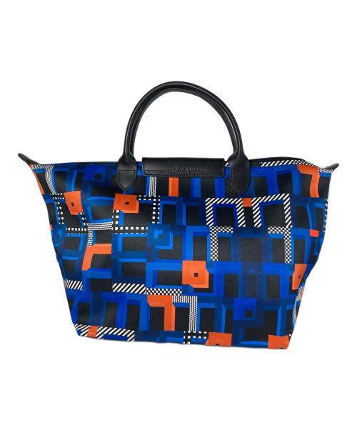 LONGCHAMP（ロンシャン）LONGCHAMP (ロンシャン) トートバッグ ブルーの古着・服飾アイテム