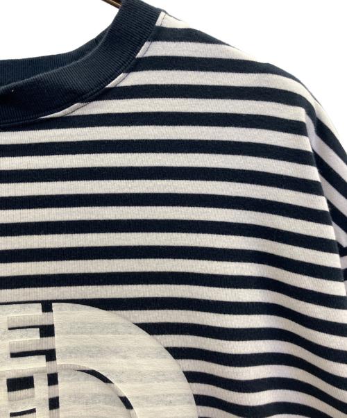 THE NORTHFACE PURPLELABEL（ザ・ノースフェイス パープルレーベル）THE NORTHFACE PURPLELABEL (ザ・ノースフェイス パープルレーベル) COOLMAX St Jersey Big L/S Tee ネイビー サイズ:Мの古着・服飾アイテム