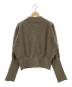 PHOTOCOPIEU (フォトコピュー) MARGOT クロップドニット ブラウン サイズ:ＳＩＺＥ　ＴＵ：8000円