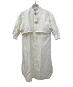 HYKEハイク）の古着「C/L BALLOON SLEEVE DRESS」｜ホワイト