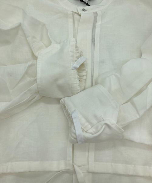 HYKE（ハイク）HYKE (ハイク) C/L BALLOON SLEEVE DRESS ホワイト サイズ:01の古着・服飾アイテム