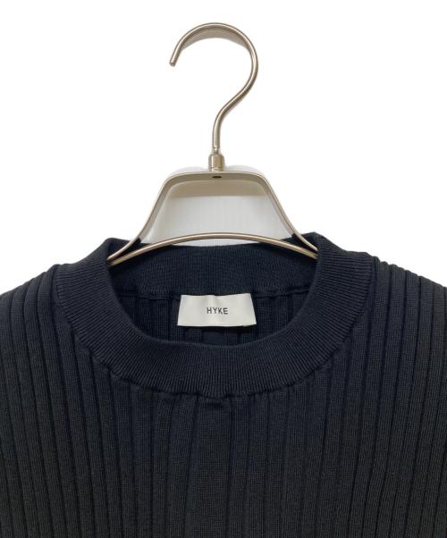 HYKE（ハイク）HYKE (ハイク) WIDE RIBBED CROPPED VEST ブラック サイズ:‐の古着・服飾アイテム