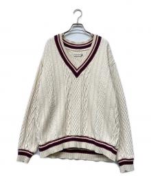 ILL ONE EIGHTY（イルワンエイティ）の古着「TILDEN KNIT」｜アイボリー