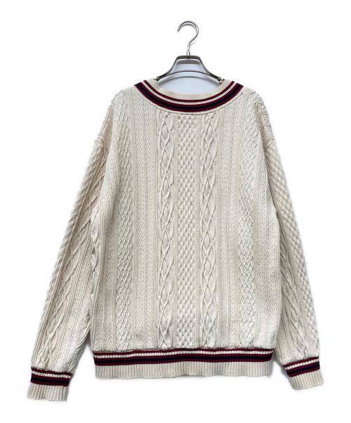 ILL ONE EIGHTY（イルワンエイティ）ILL ONE EIGHTY (イルワンエイティ) TILDEN KNIT アイボリー サイズ:Sの古着・服飾アイテム