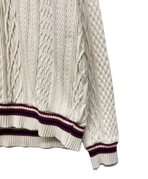 ILL ONE EIGHTY（イルワンエイティ）ILL ONE EIGHTY (イルワンエイティ) TILDEN KNIT アイボリー サイズ:Sの古着・服飾アイテム