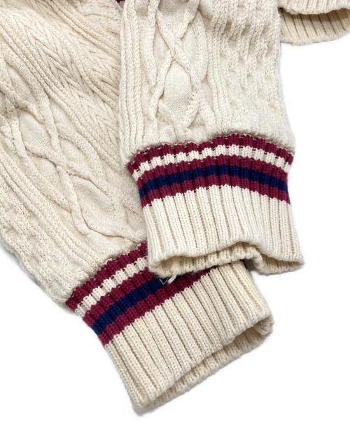 ILL ONE EIGHTY（イルワンエイティ）ILL ONE EIGHTY (イルワンエイティ) TILDEN KNIT アイボリー サイズ:Sの古着・服飾アイテム