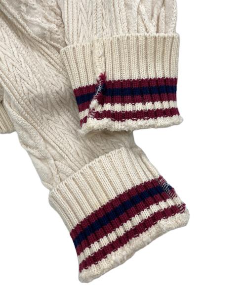 ILL ONE EIGHTY（イルワンエイティ）ILL ONE EIGHTY (イルワンエイティ) TILDEN KNIT アイボリー サイズ:Sの古着・服飾アイテム