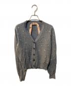 N°21ヌメロヴェントゥーノ）の古着「クリスタル装飾カーディガン」｜グレー