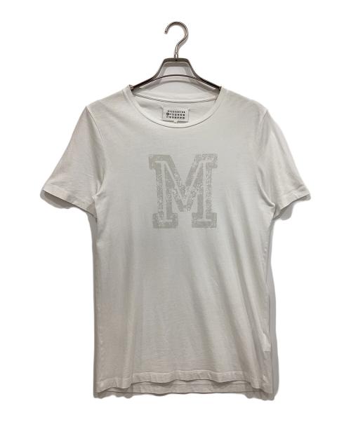 Maison Margiela（メゾンマルジェラ）Maison Margiela (メゾンマルジェラ) プリントTシャツ/	S50GC0466 ホワイト サイズ:SIZE 46の古着・服飾アイテム