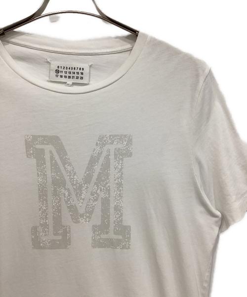Maison Margiela（メゾンマルジェラ）Maison Margiela (メゾンマルジェラ) プリントTシャツ/	S50GC0466 ホワイト サイズ:SIZE 46の古着・服飾アイテム