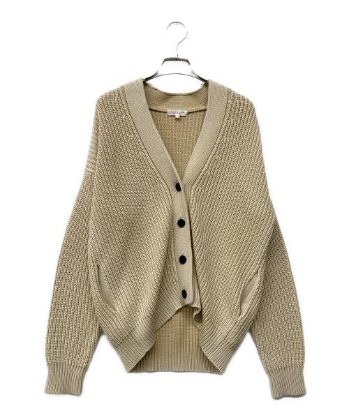 DEMYLEE（デミリー）DEMYLEE (デミリー) コットンリブニットカーディガン ベージュ サイズ:SIZE　XSの古着・服飾アイテム